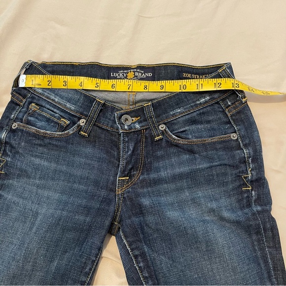 Lucky Brand Women's Straight Leg Jeans - Blue - Picture 5 of 6